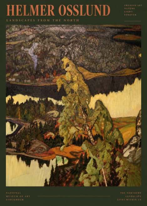 Helmer Osslund Northern Landscape No5 - Poster
