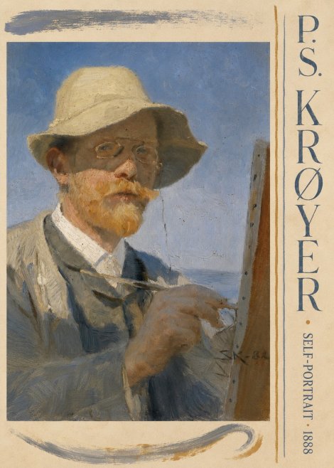 P.S. Krøyer Self-portrait III No4 - Poster