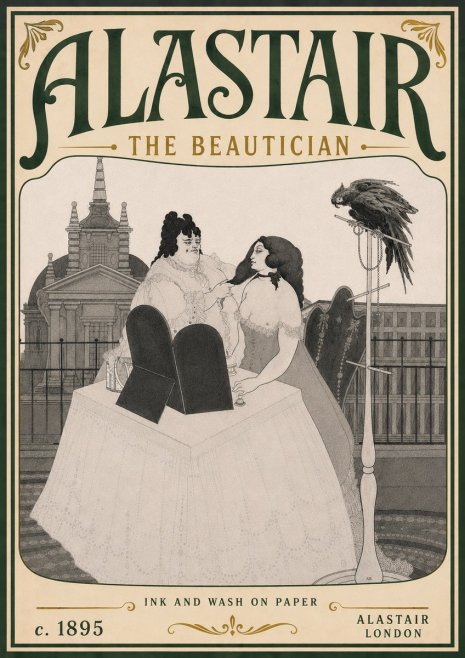 Alastair The Beautician No6 - Poster