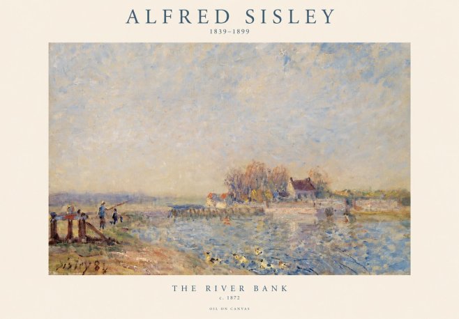 Sisley The River Bank I No1 - Poster