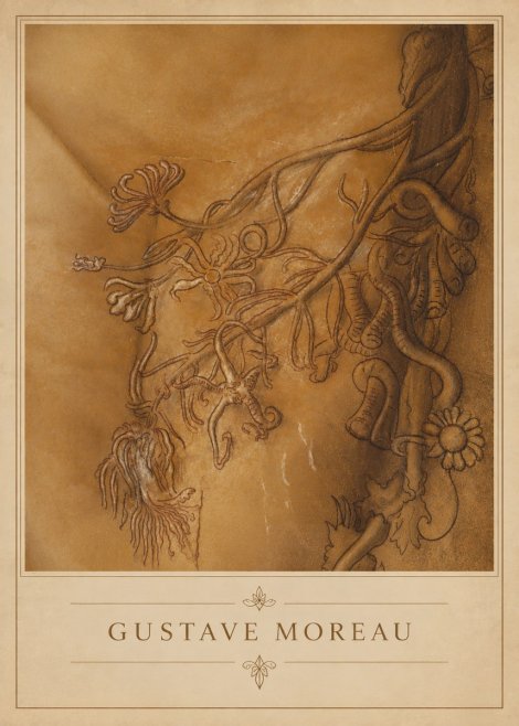 Gustave Moreau Organic Forms Study No4 - Poster