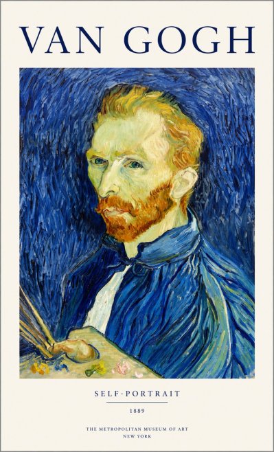 Van Gogh Self-portrait I No1 - Poster