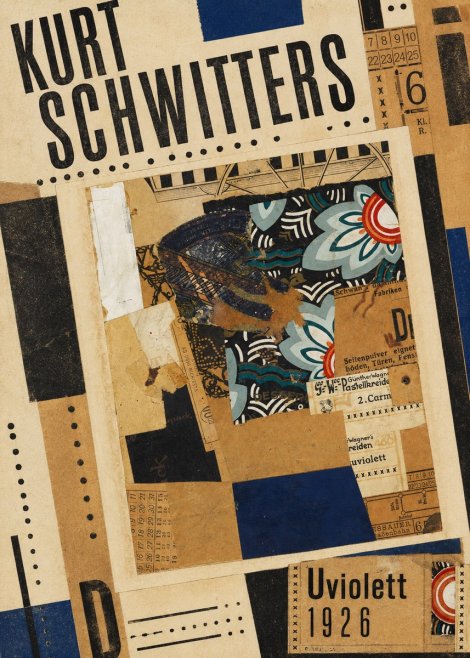 Kurt Schwitters Uviolett No5 - Poster