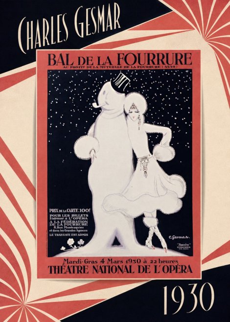 Charles Gesmar Bal De La Fourrure II No5 - Poster