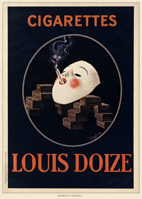 Leonetto Cappiello Cigarettes Louis Doize No6 - Poster