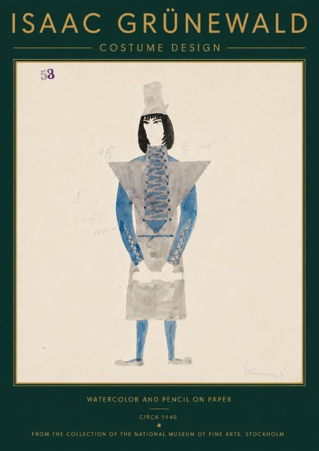 Isaac Grünewald Costume Design X No4 - Poster