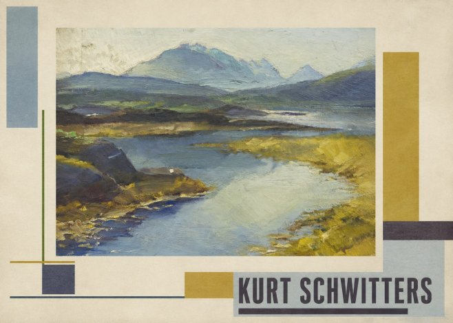 Kurt Schwitters Landschaft No3 - Poster
