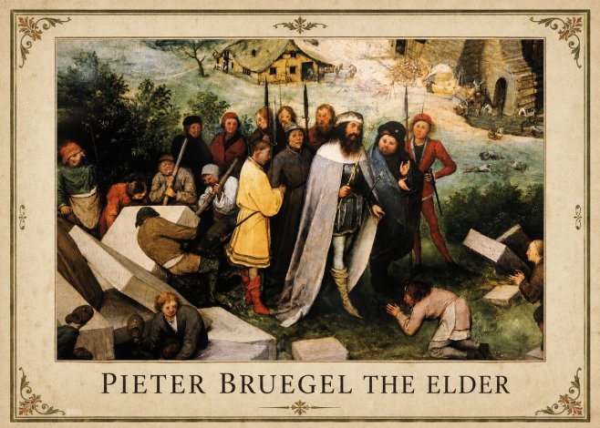 Pieter Bruegel The Blind Leading the Blind III No1 - Poster
