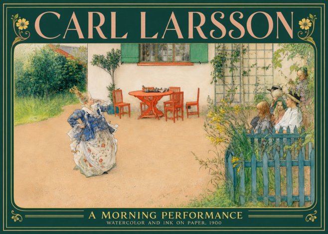 Carl Larsson A Morning Performance No3 - Poster