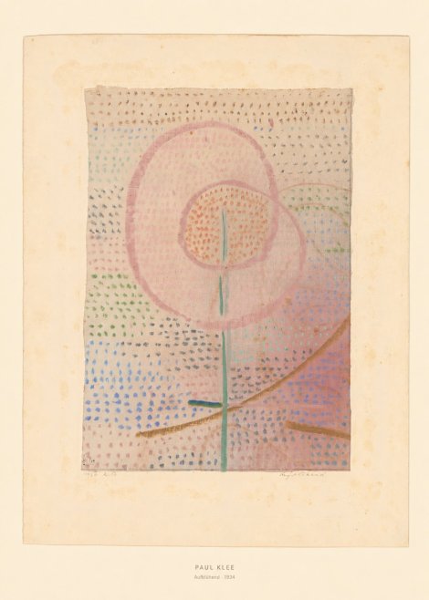 Paul Klee Aufblühend No5 - Poster