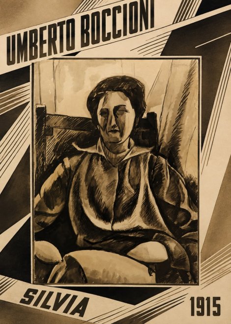 Umberto Boccioni Silvia No2 - Poster