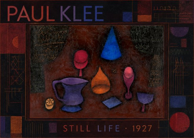 Paul Klee Still Life No1 - Poster