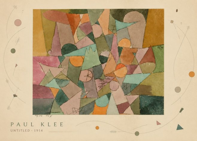 Paul Klee Untitled No3 - Poster