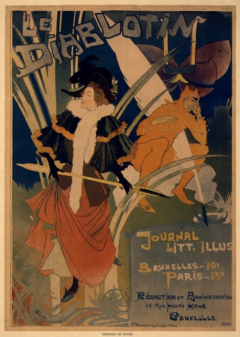Georges de Feure Le Diablotin III No5 - Poster