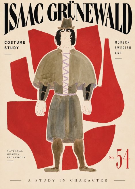 Isaac Grünewald Costume Study V No4 - Poster