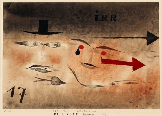Paul Klee Siebzehn, Irr No6 - Poster