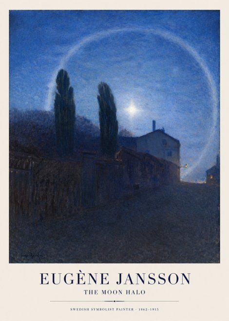 Eugène Jansson The Moon Halo No1 - Poster