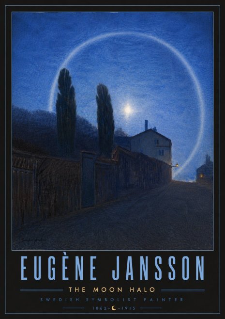 Eugène Jansson The Moon Halo No6 - Poster