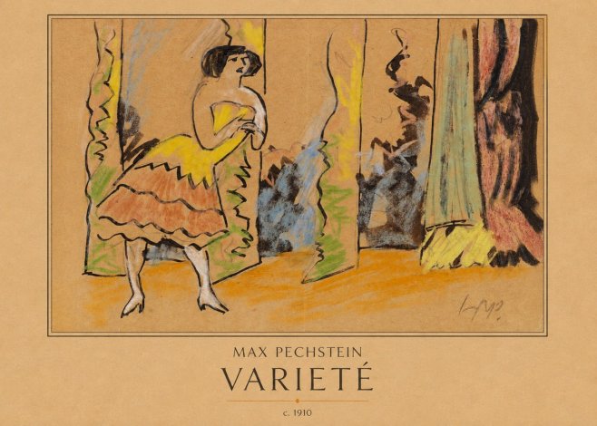 Max Pechstein Varieté No3 - Poster