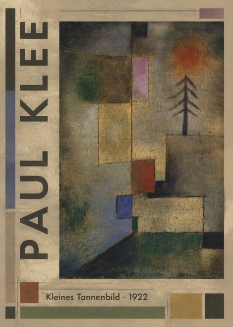 Paul Klee Kleines Tannenbild No2 - Poster