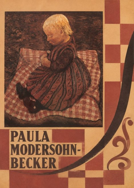 Paula Modersohn-Becker Girl with Flower No5 - Poster