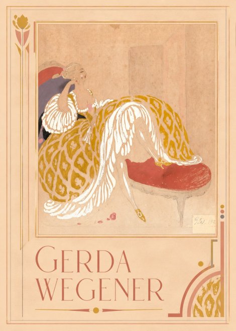 Gerda Wegener Woman in Yellow Dress No1 - Poster