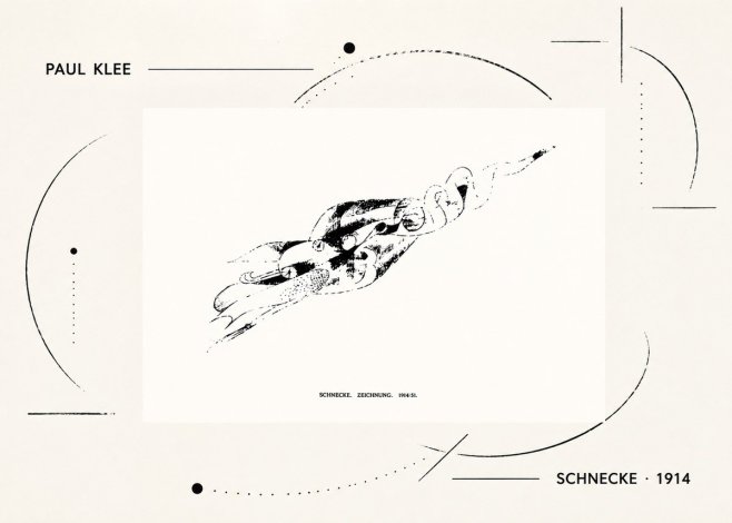 Paul Klee Schnecke No2 - Poster