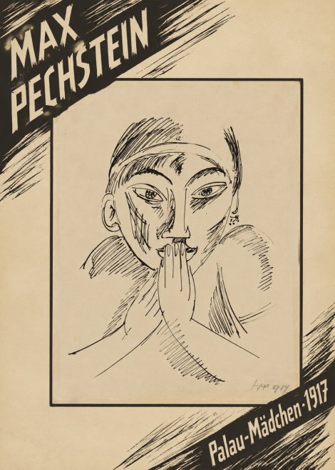 Max Pechstein Palau-mädchen No5 - Poster
