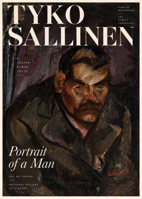 Tyko Sallinen Portrait of a Man V No3 - Poster