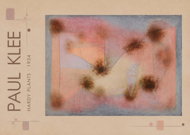 Paul Klee Hardy Plants II No2 - Poster