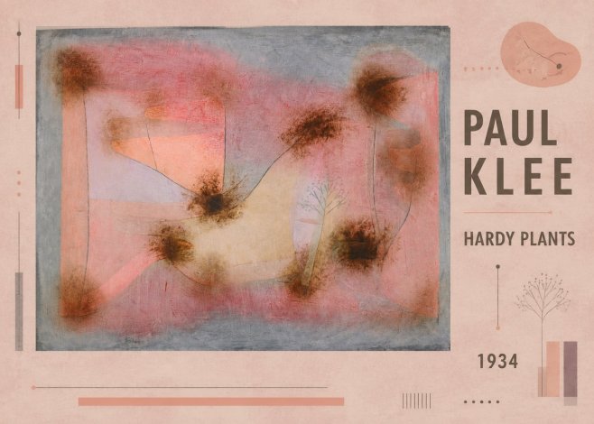 Paul Klee Hardy Plants II No3 - Poster