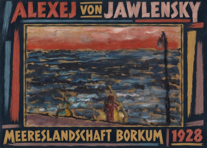 Alexej von Jawlensky Meereslandschaft Borkum No5 - Poster
