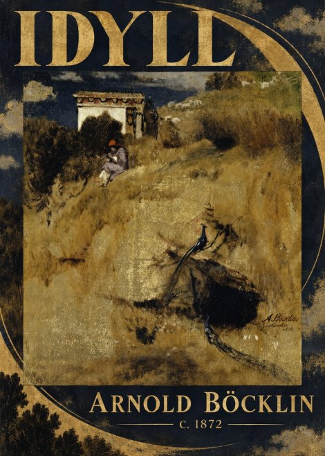 Arnold Böcklin Idyll - Fragment Eines Wandschirms No5 - Poster