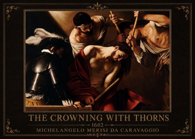 Michelangelo Merisi da Caravaggio The Crowning with Thorns II No1 - Poster