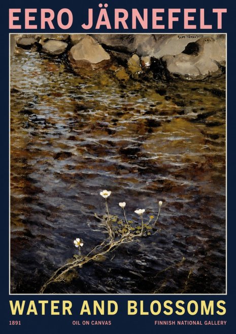Eero Järnefelt Water and Blossoms No2 - Poster