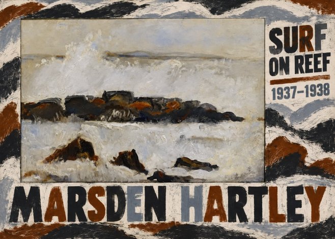 Marsden Hartley Surf on Reef No4 - Poster