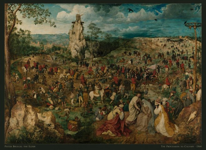Pieter Bruegel The Processsson to Calvary No5 - Poster
