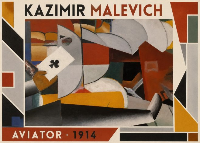 Kazimir Malevich Aviator No1 - Poster