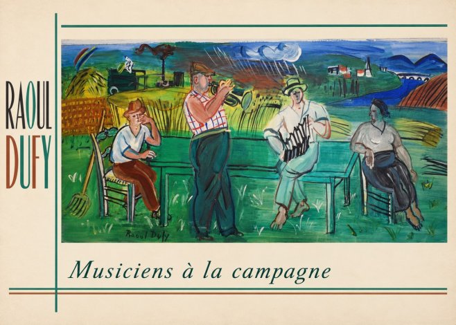 Raoul Dufy Musiciens À La Campagne No2 - Poster