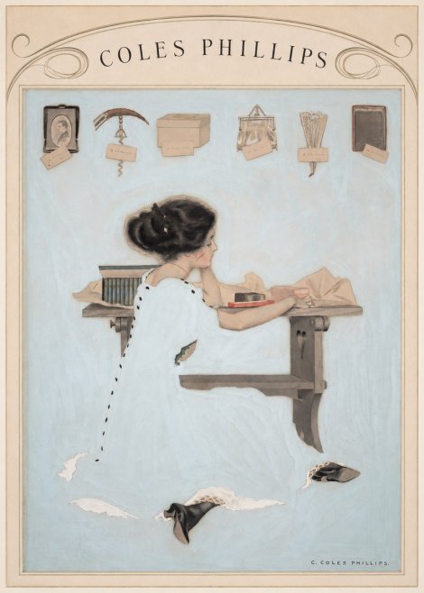 Coles Phillips Remembrance No3 - Poster