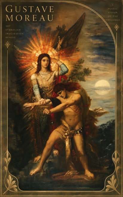 Gustave Moreau The Archangel Michael No5 - Poster