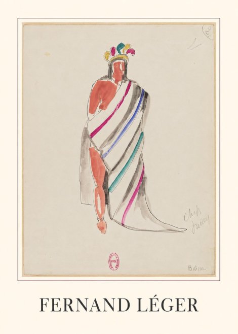 Fernand Léger Chefs Indiens No5 - Poster