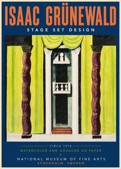 Isaac Grünewald Stage Set Design No5 - Poster