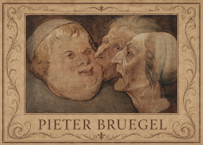 Pieter Bruegel Three Grotesque Heads No1 - Poster