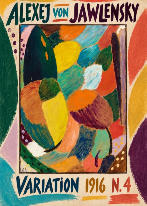Alexej von Jawlensky Variation 1916 N.4 No1 - Poster