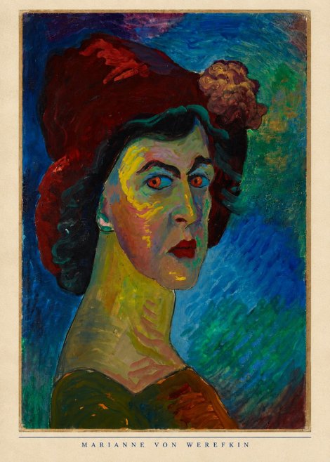 Marianne von Werefkin Self-portrait No6 - Poster