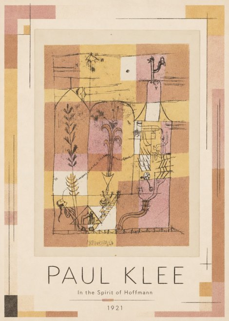 Paul Klee In the Spirit of Hoffmann No1 - Poster