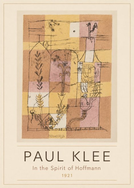 Paul Klee In the Spirit of Hoffmann No3 - Poster