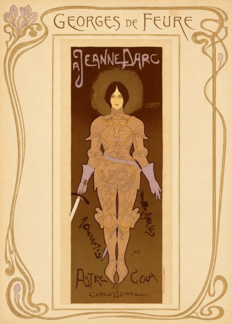 Georges de Feure Jeanne D'arc No1 - Poster