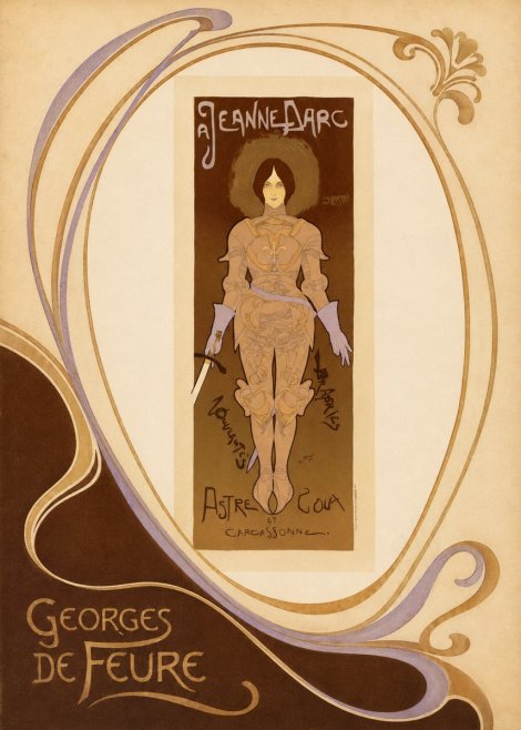 Georges de Feure Jeanne D'arc No3 - Poster